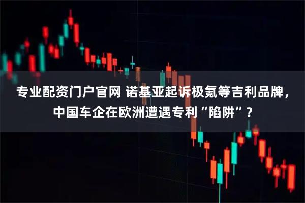 专业配资门户官网 诺基亚起诉极氪等吉利品牌，中国车企在欧洲遭遇专利“陷阱”？